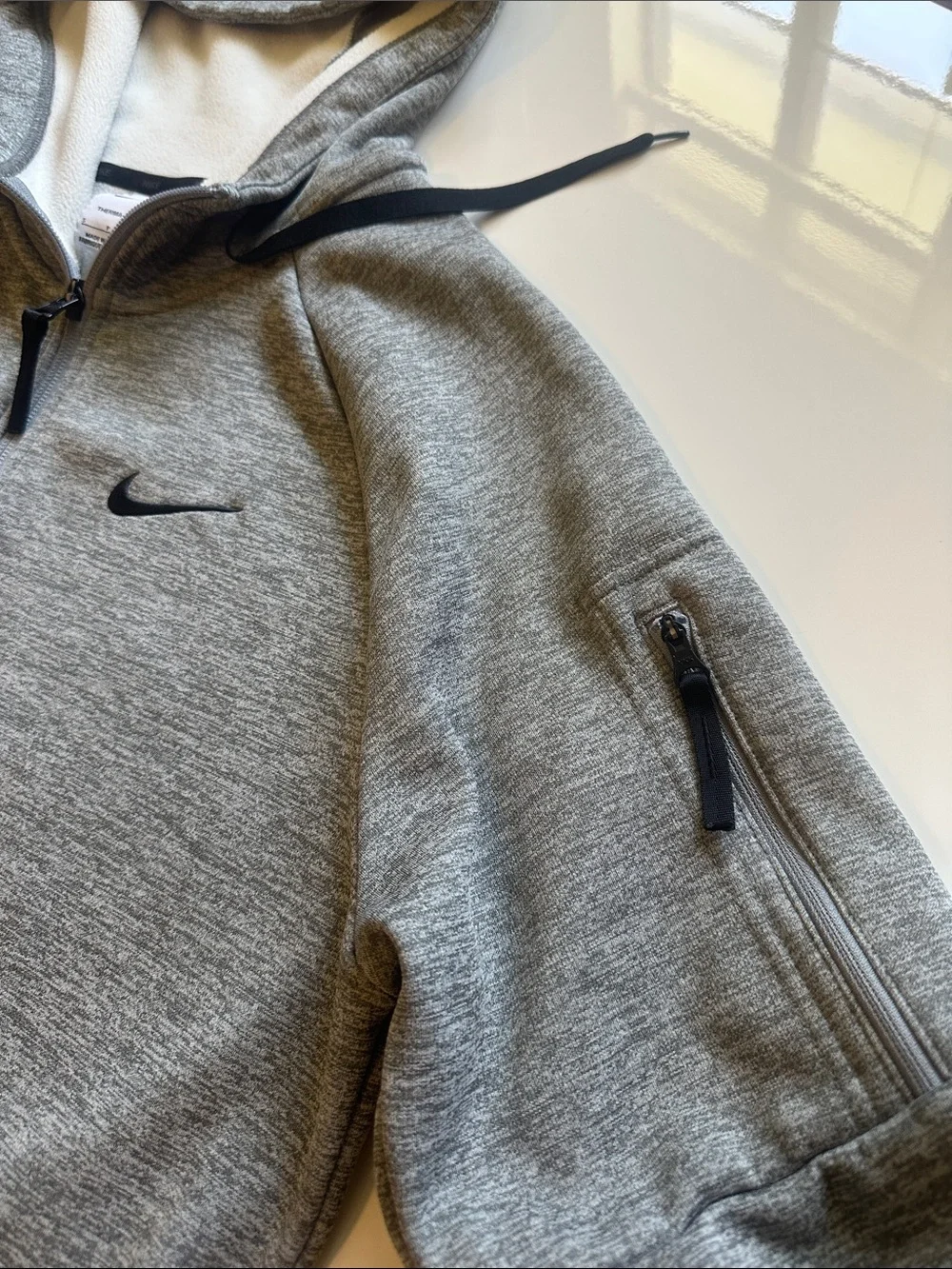 Nike Light Gray Therma-Fit Jacket